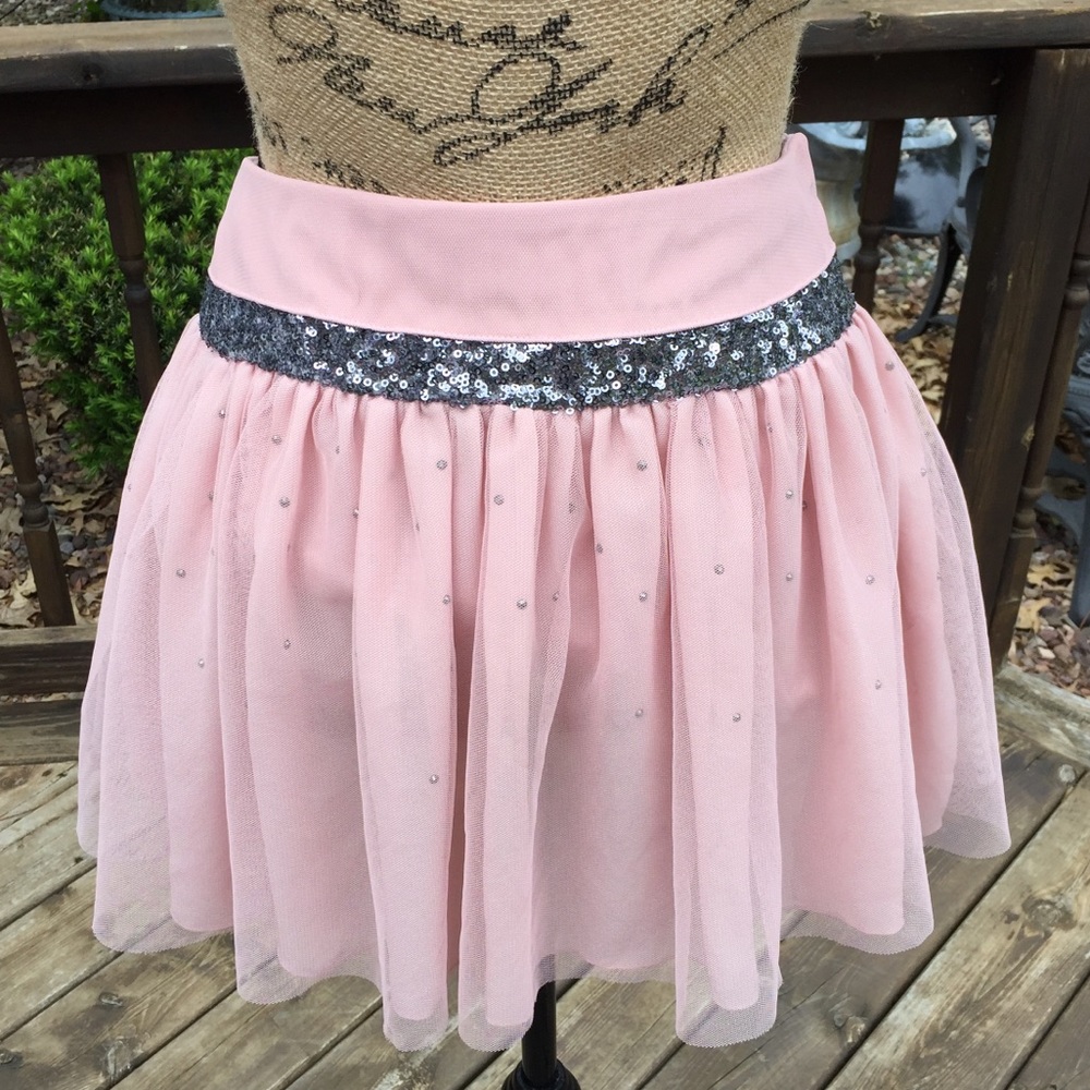 Princess Vera Wang Sequin Tulle Skirt